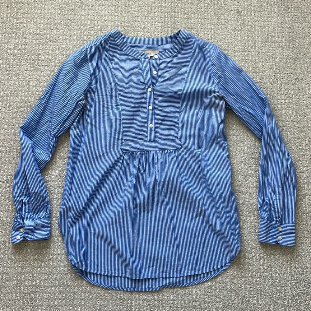 Blue & white tunic size S from Loft
